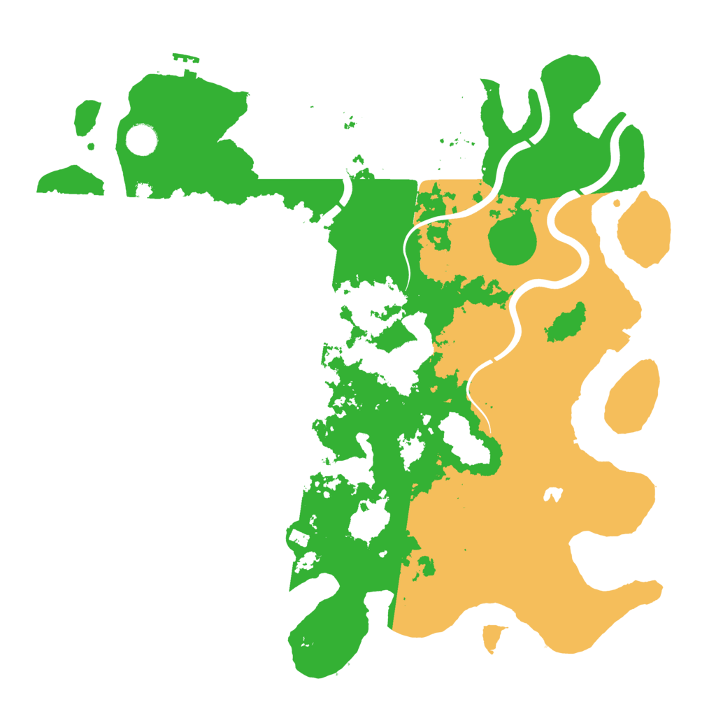 Biome Rust Map: Procedural Map, Size: 4000, Seed: 842891729