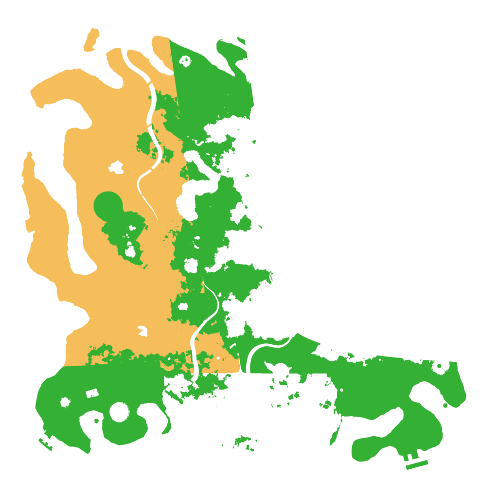 Biome Rust Map: Procedural Map, Size: 4500, Seed: 2154