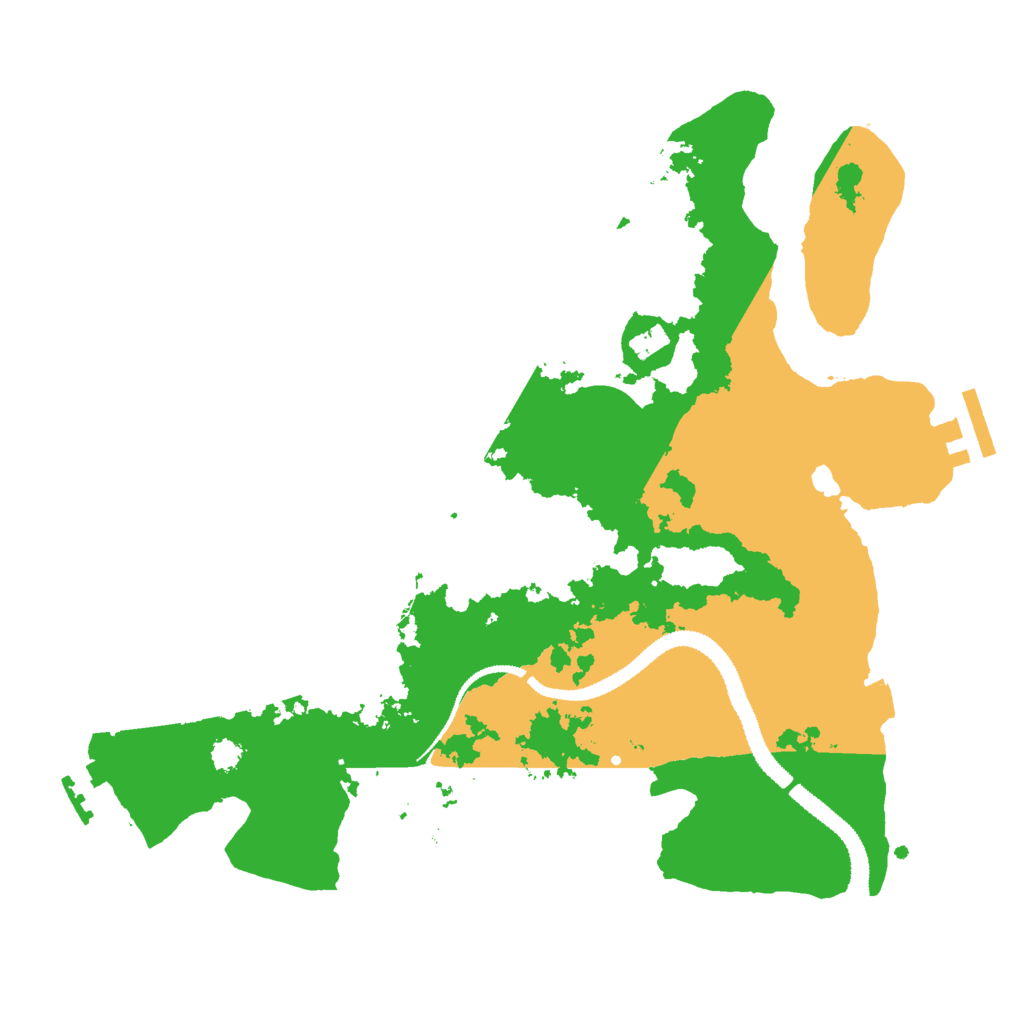 Biome Rust Map: Procedural Map, Size: 3000, Seed: 1815103692