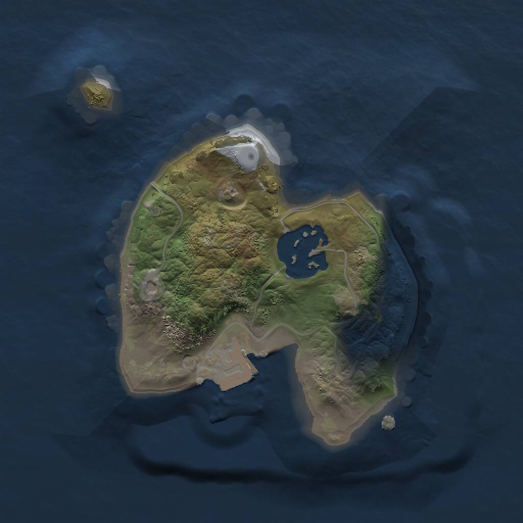 Rust Map: Procedural Map, Size: 1500, Seed: 1355899986, 2 Monuments