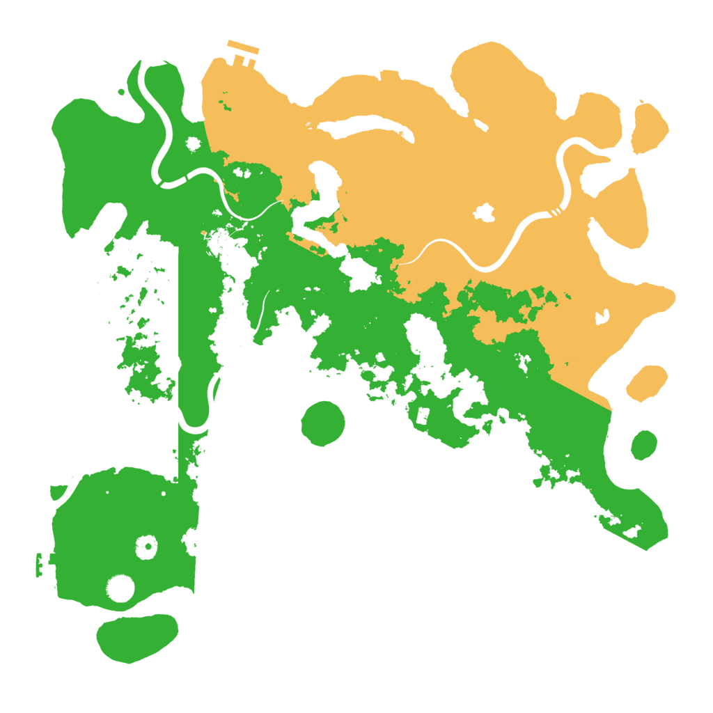 Biome Rust Map: Procedural Map, Size: 4500, Seed: 1950398488