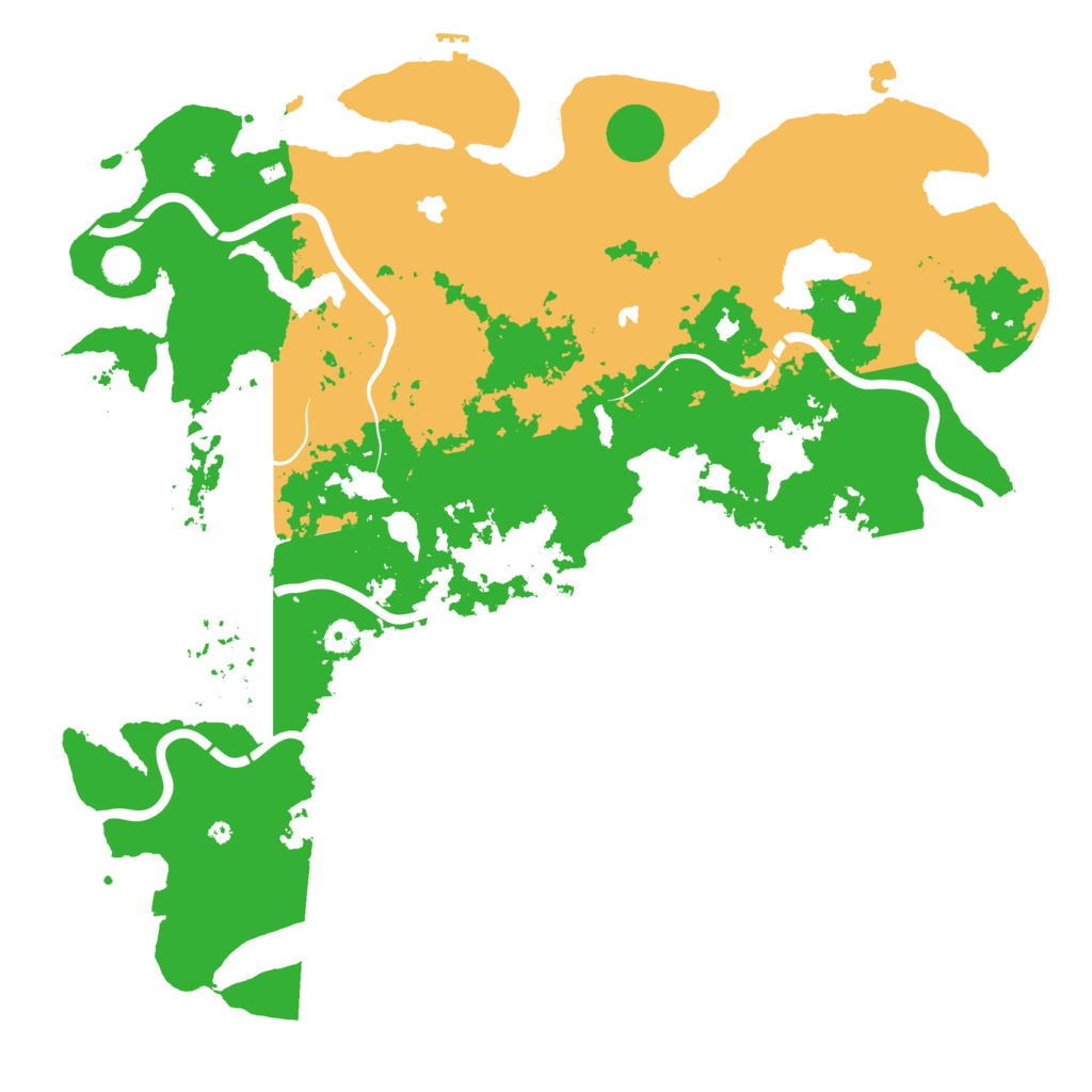 Biome Rust Map: Procedural Map, Size: 5000, Seed: 1278058691