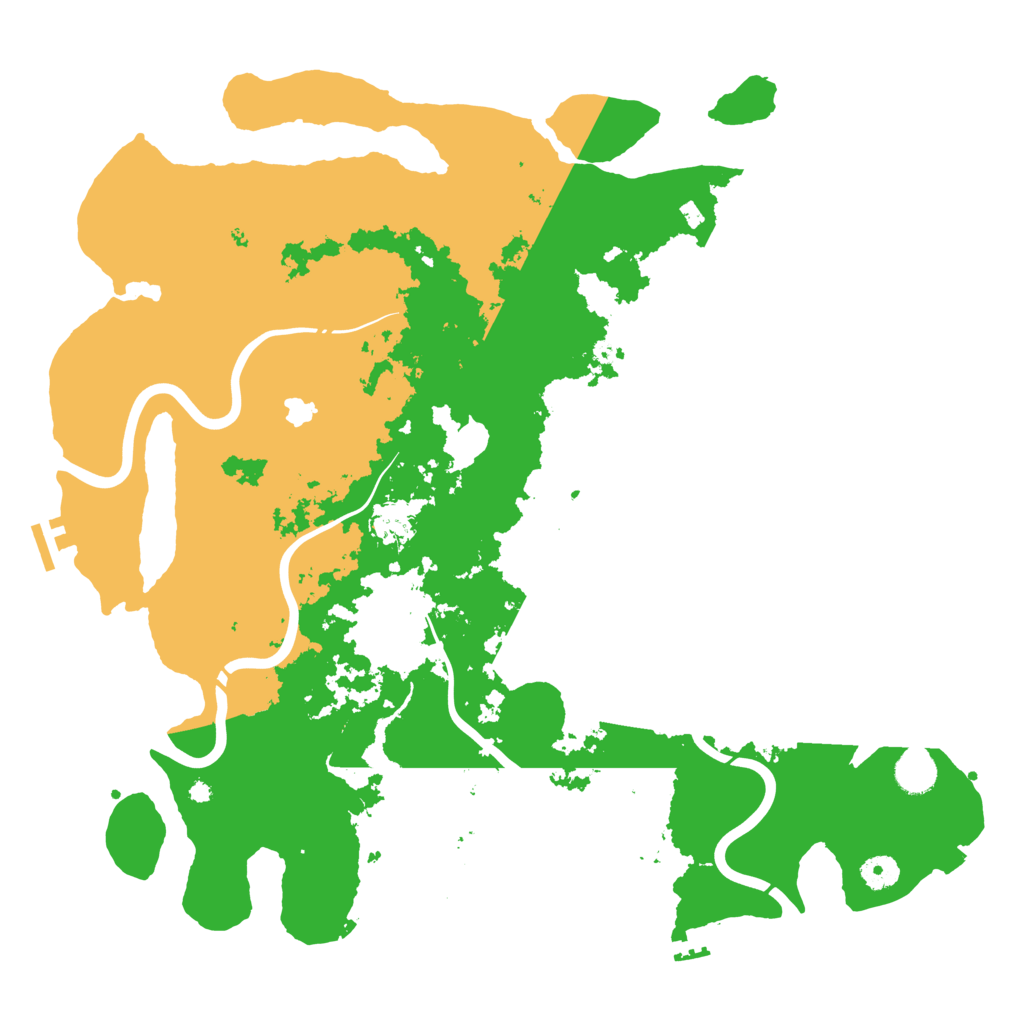 Biome Rust Map: Procedural Map, Size: 4300, Seed: 1338619669