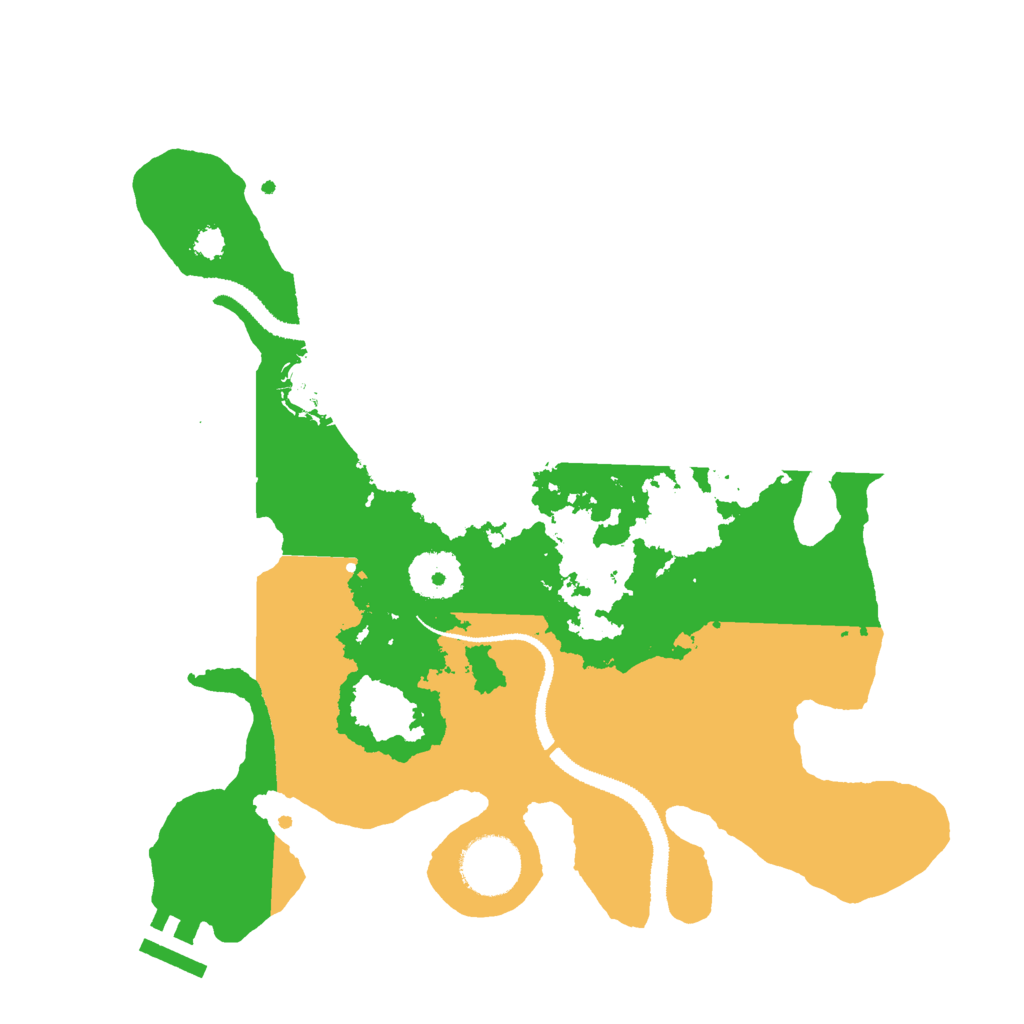 Biome Rust Map: Procedural Map, Size: 3000, Seed: 983498
