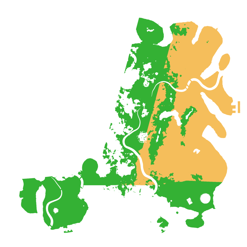 Biome Rust Map: Procedural Map, Size: 4250, Seed: 959451758