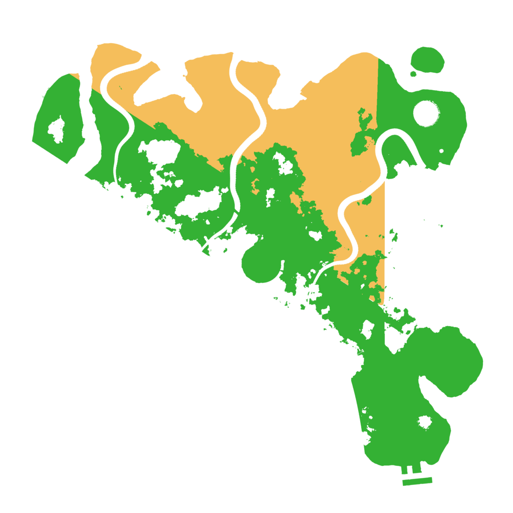 Biome Rust Map: Procedural Map, Size: 3500, Seed: 1816105928