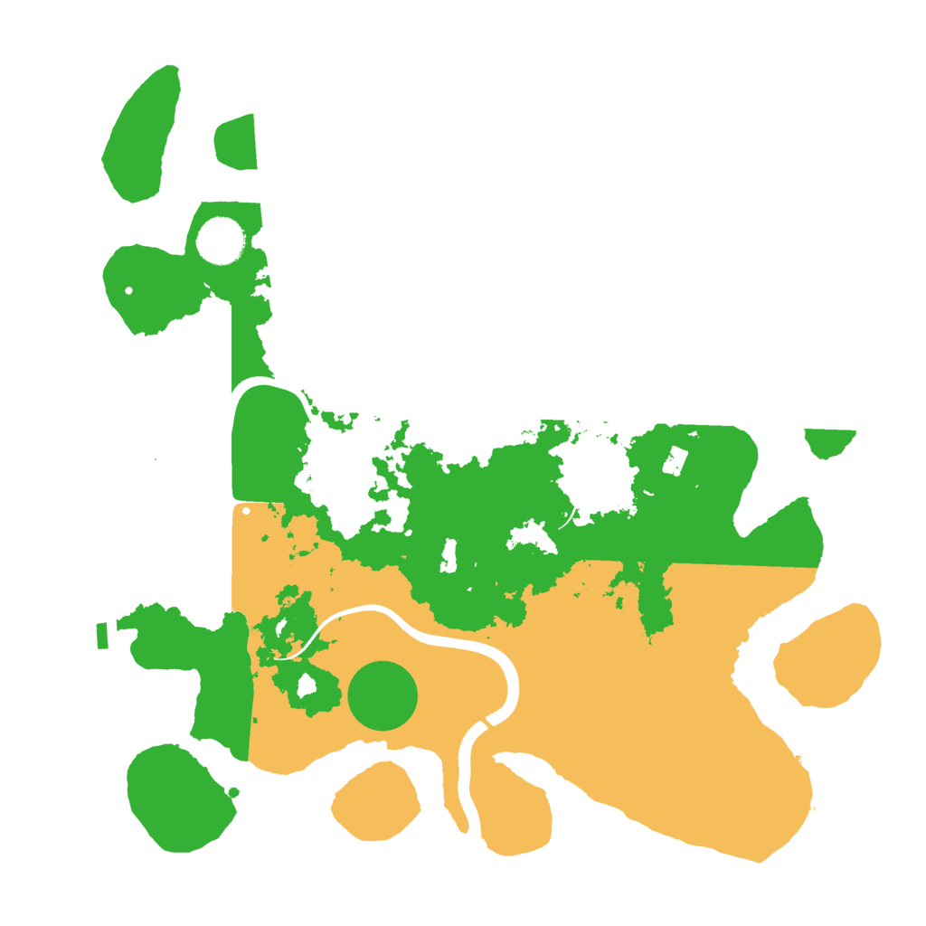 Biome Rust Map: Procedural Map, Size: 3500, Seed: 983498