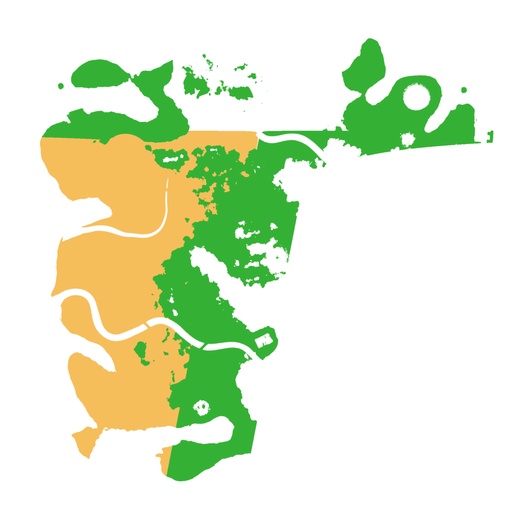 Biome Rust Map: Procedural Map, Size: 3500, Seed: 1273887125
