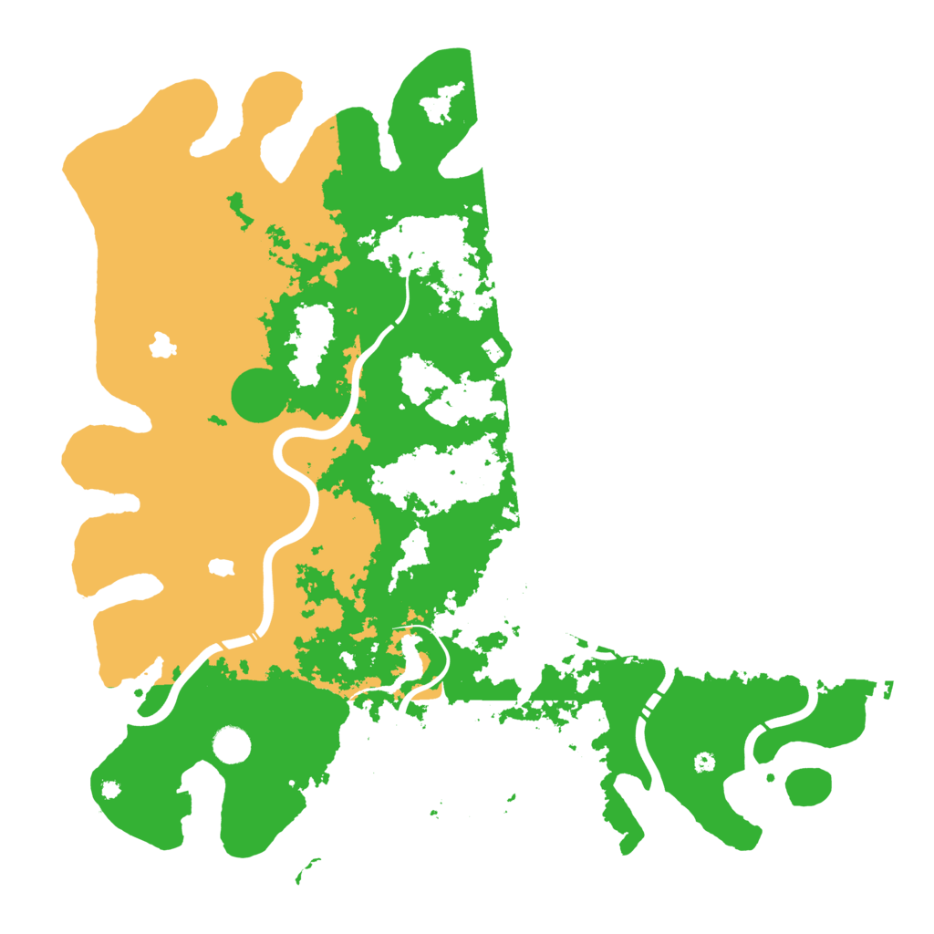 Biome Rust Map: Procedural Map, Size: 4500, Seed: 965665313