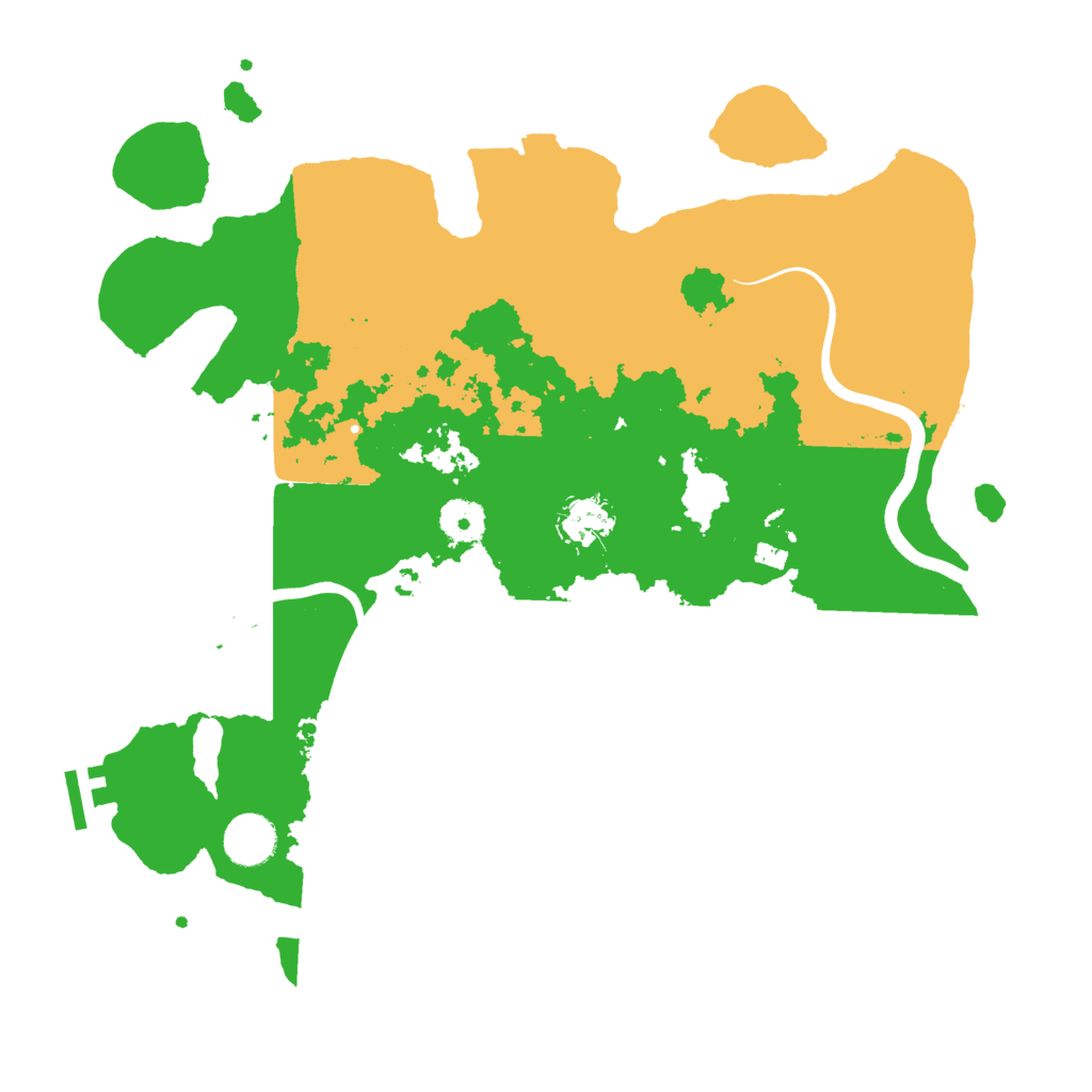 Biome Rust Map: Procedural Map, Size: 3700, Seed: 1636512640