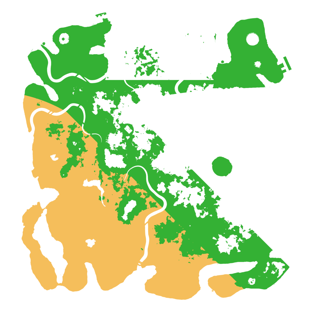 Biome Rust Map: Procedural Map, Size: 4500, Seed: 45645612