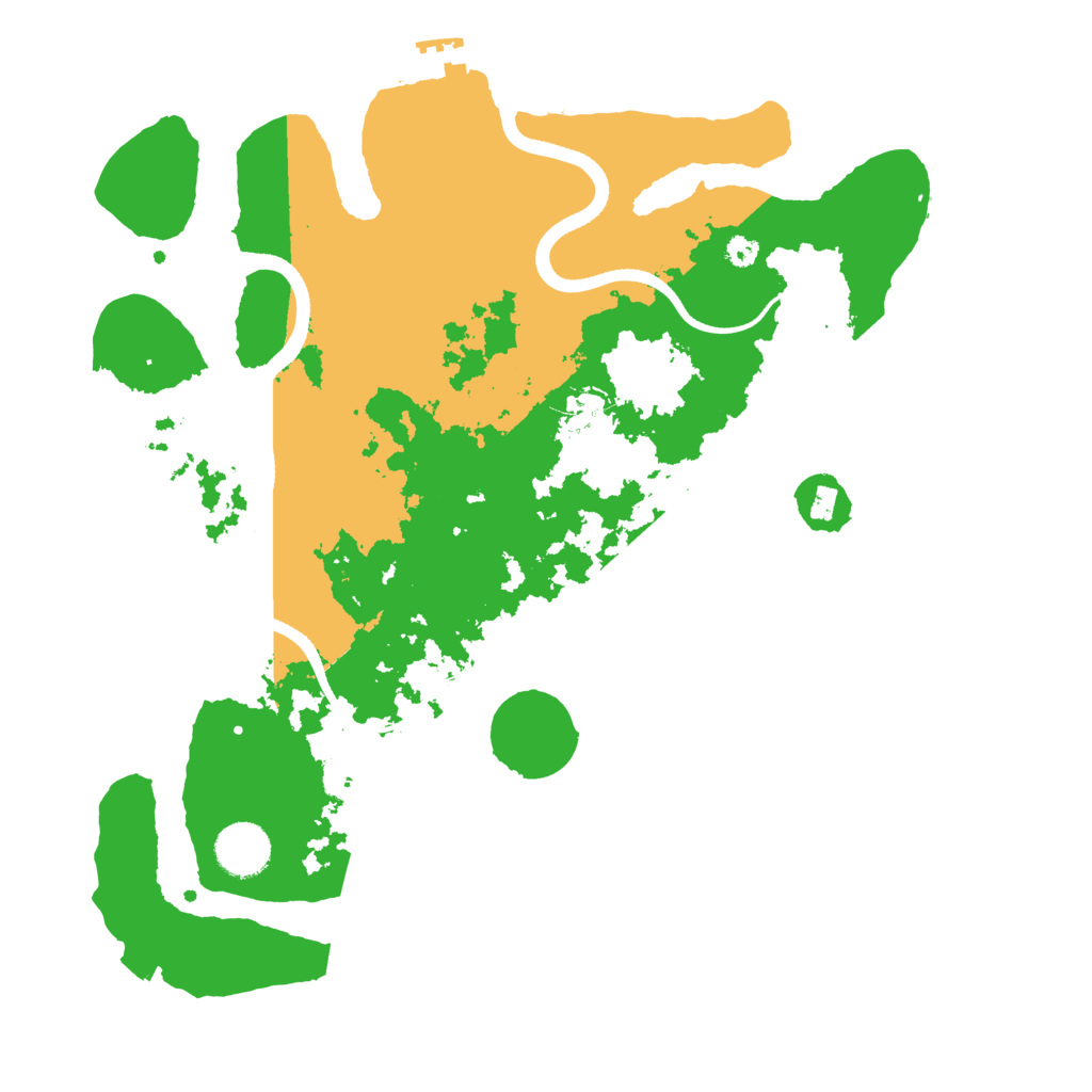 Biome Rust Map: Procedural Map, Size: 3500, Seed: 74615867