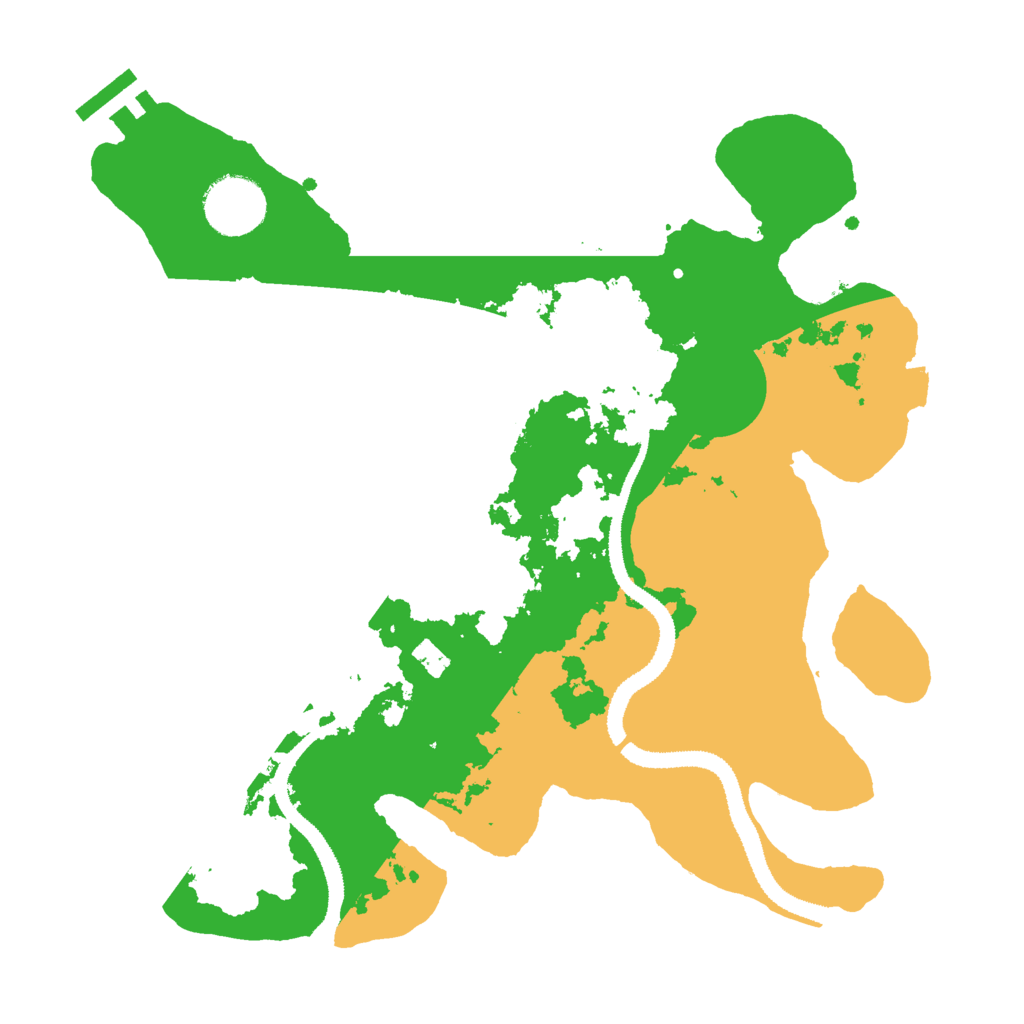 Biome Rust Map: Procedural Map, Size: 3000, Seed: 234537