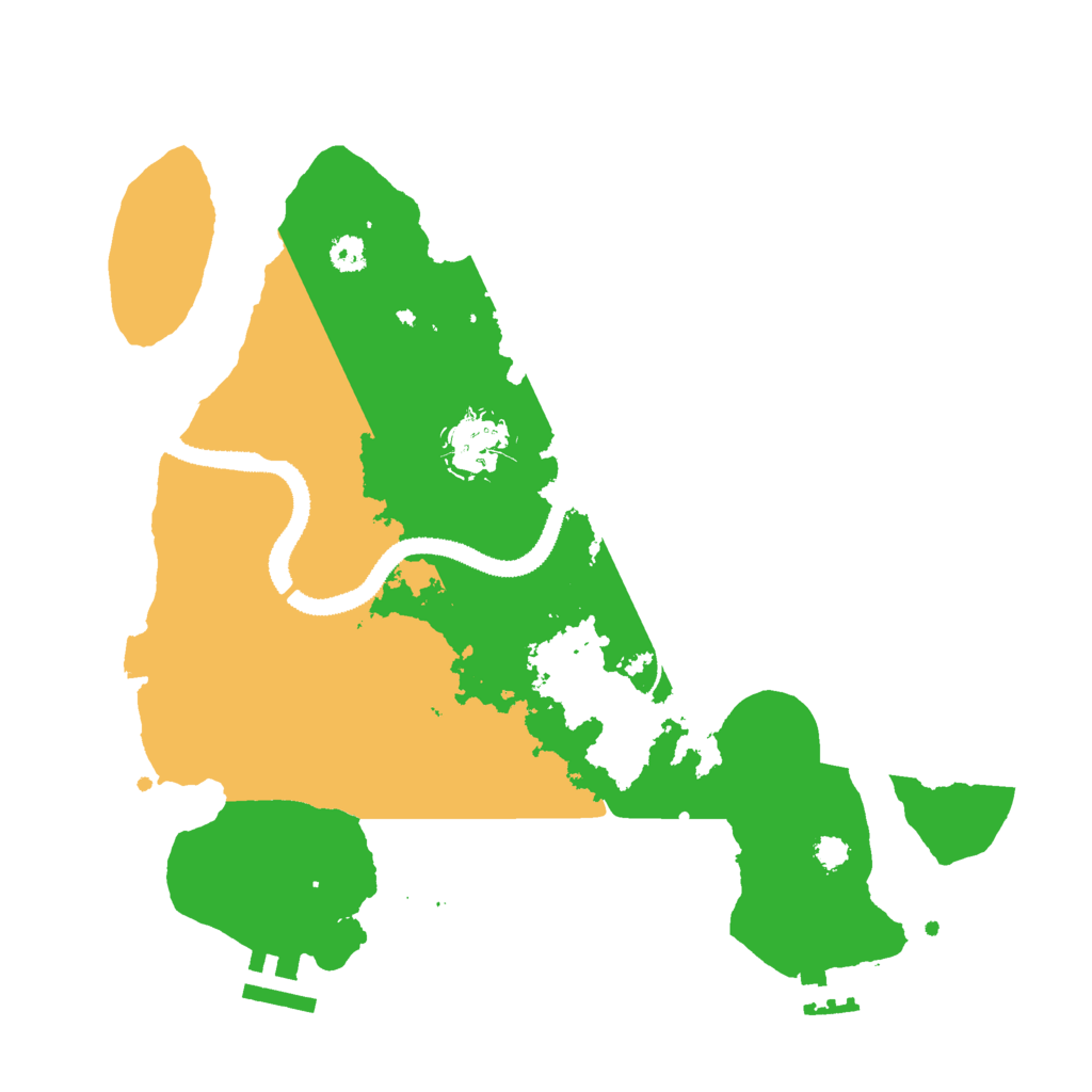 Biome Rust Map: Procedural Map, Size: 3000, Seed: 220502560