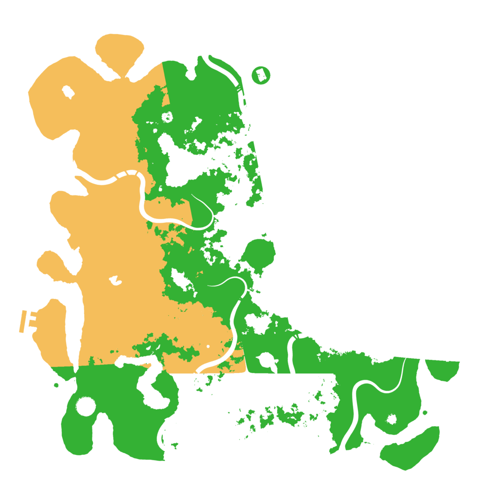 Biome Rust Map: Procedural Map, Size: 4500, Seed: 1207443392