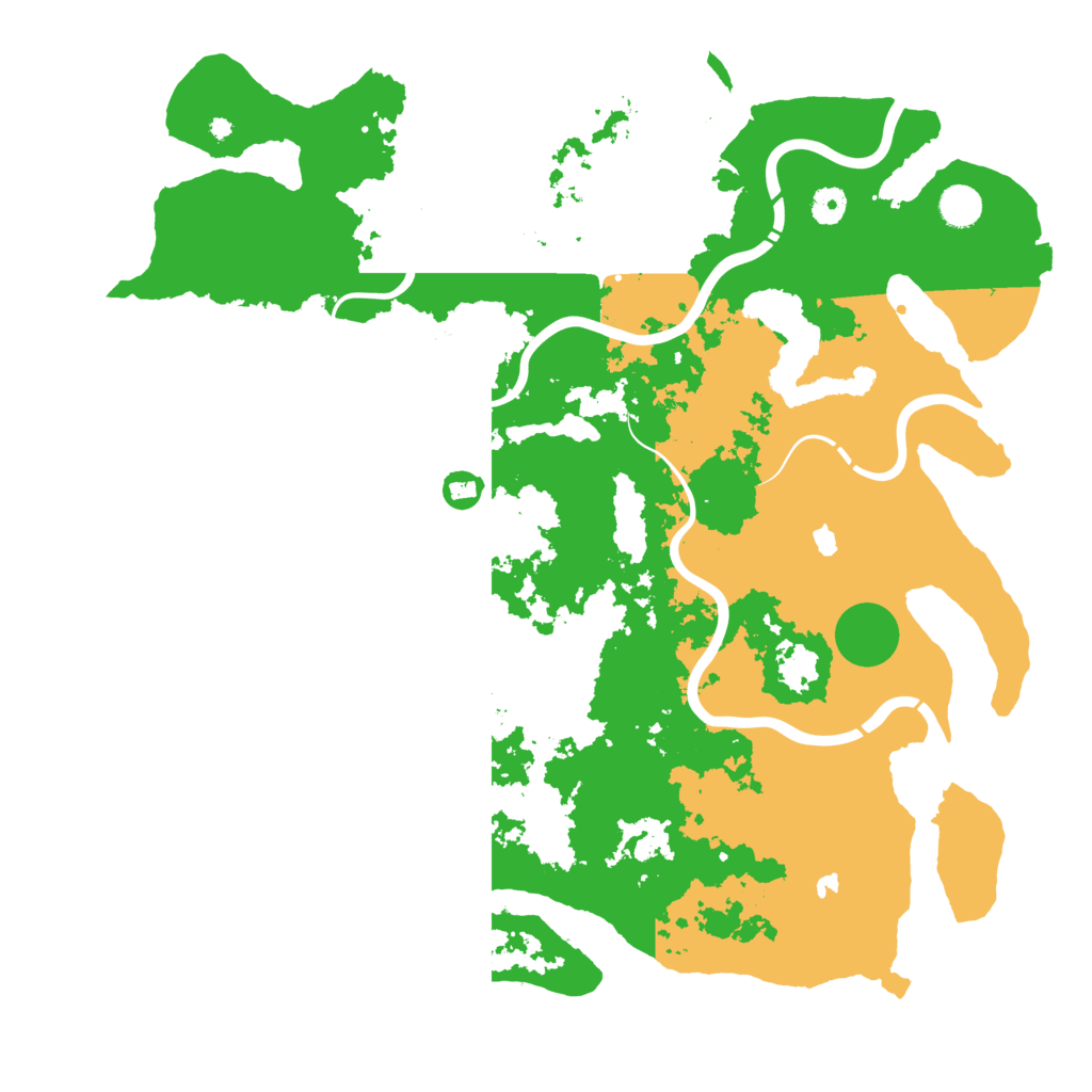 Biome Rust Map: Procedural Map, Size: 4500, Seed: 828161216