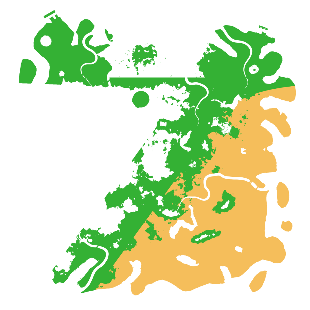 Biome Rust Map: Procedural Map, Size: 5000, Seed: 1904073860