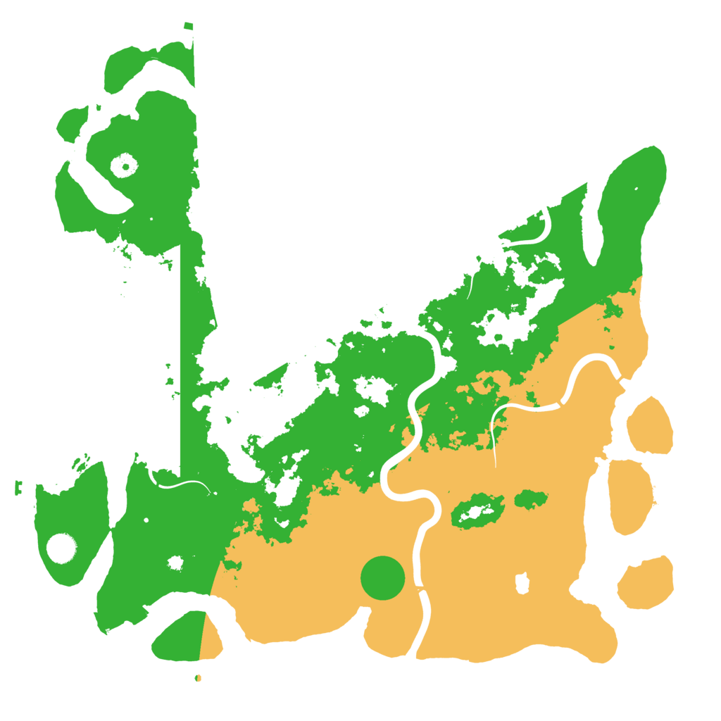 Biome Rust Map: Procedural Map, Size: 4300, Seed: 618740843