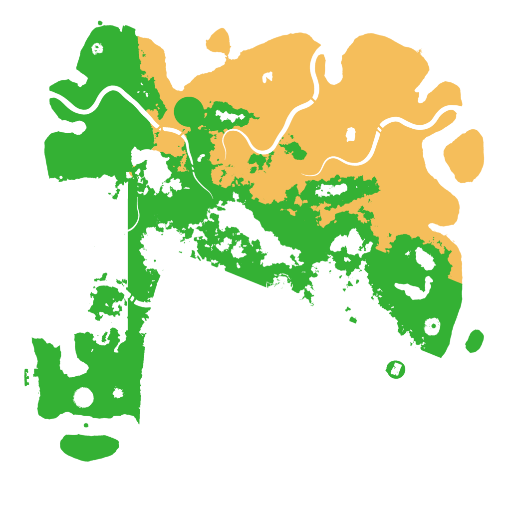 Biome Rust Map: Procedural Map, Size: 4500, Seed: 907202615