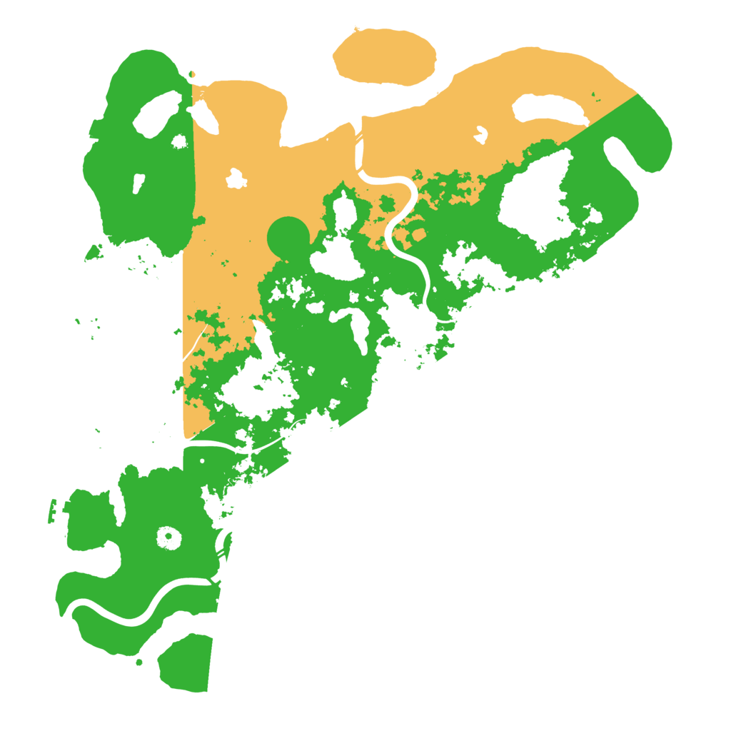 Biome Rust Map: Procedural Map, Size: 4500, Seed: 1696419467