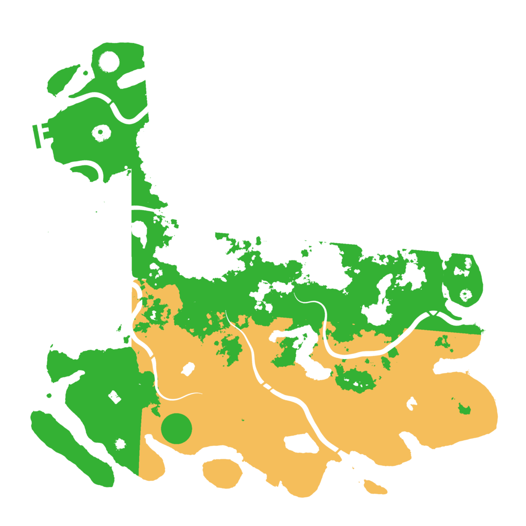 Biome Rust Map: Procedural Map, Size: 4500, Seed: 896222382