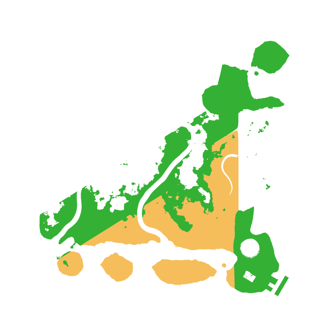 Biome Rust Map: Procedural Map, Size: 3000, Seed: 333593636