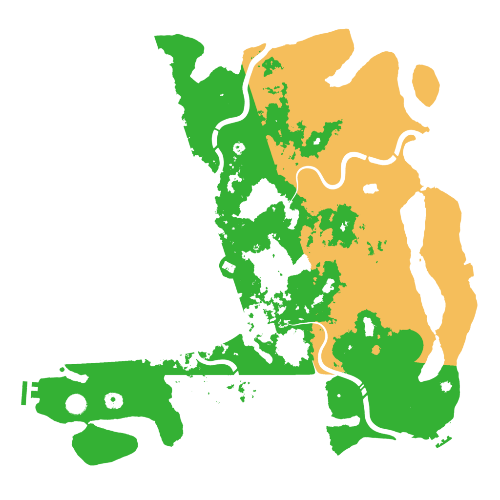 Biome Rust Map: Procedural Map, Size: 4250, Seed: 640946152