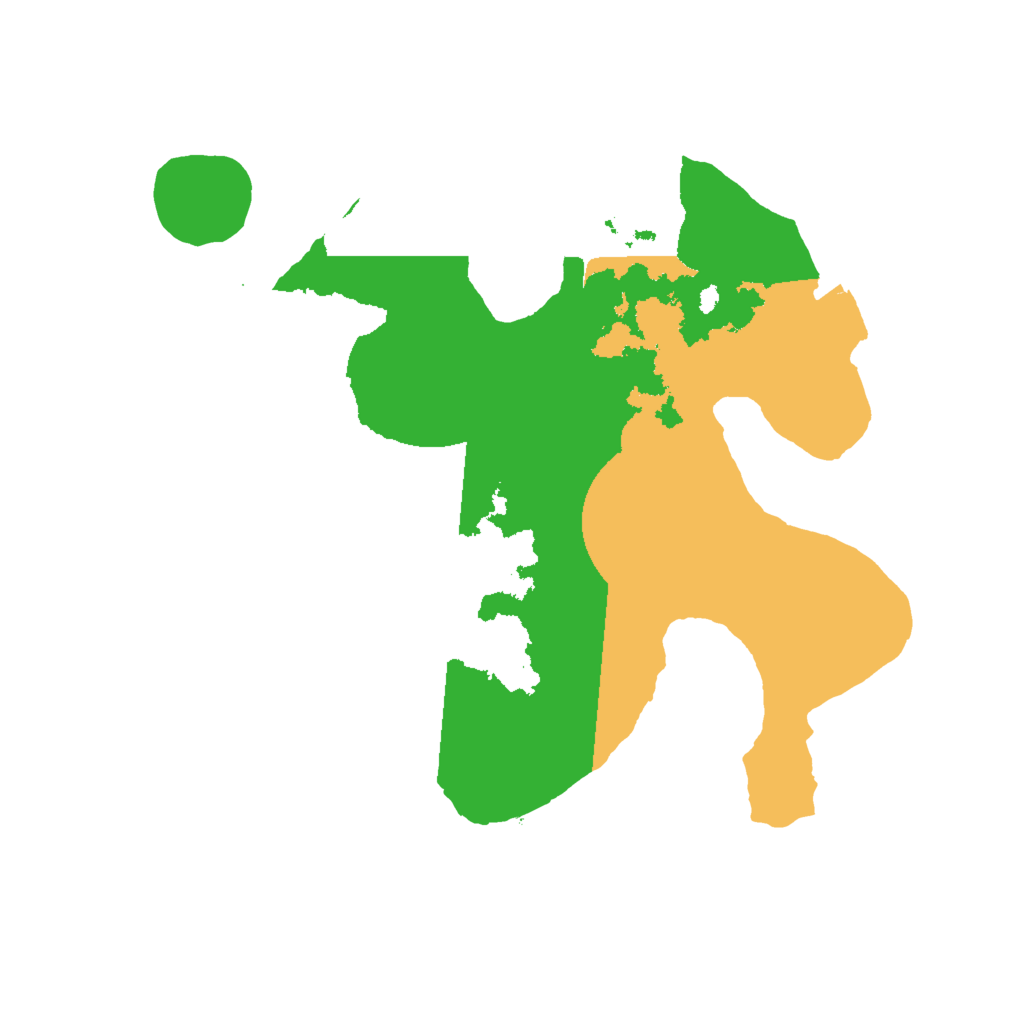 Biome Rust Map: Procedural Map, Size: 2000, Seed: 436082057