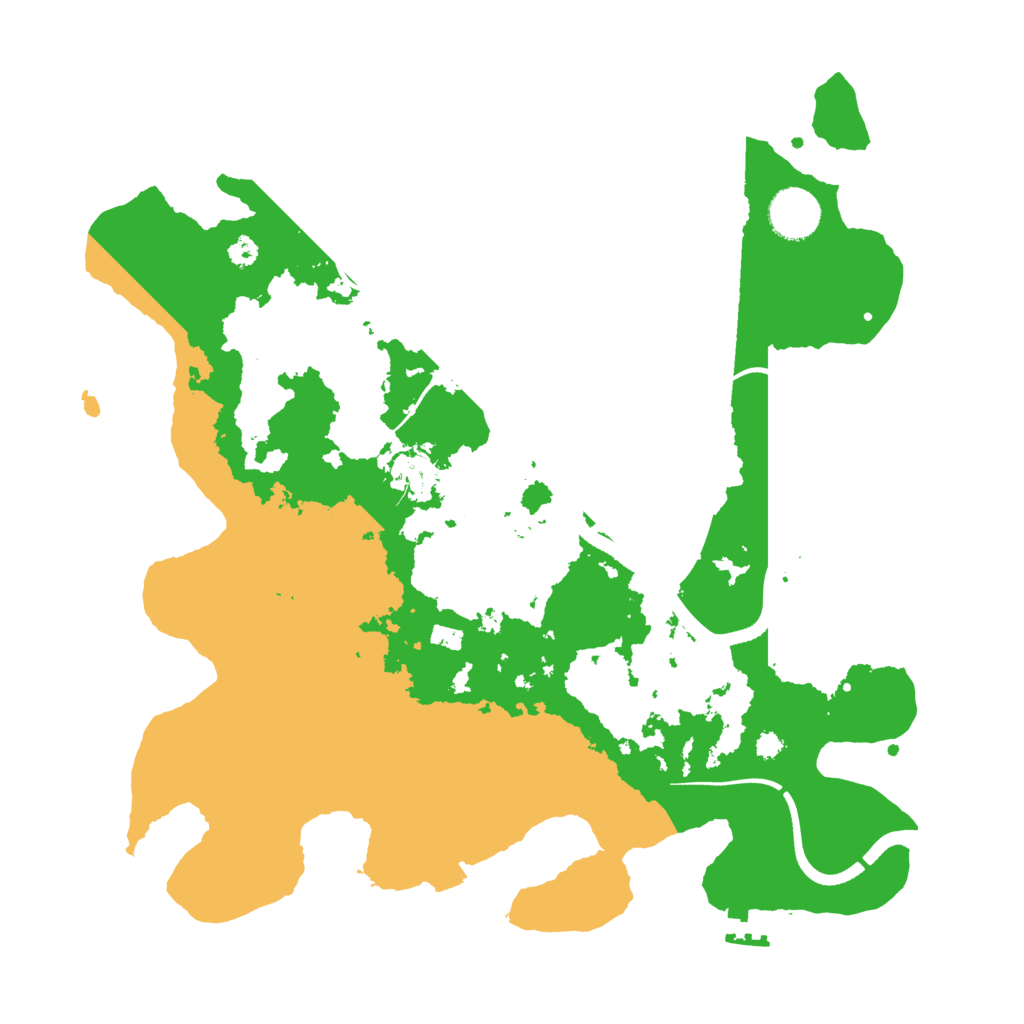 Biome Rust Map: Procedural Map, Size: 3500, Seed: 329430623