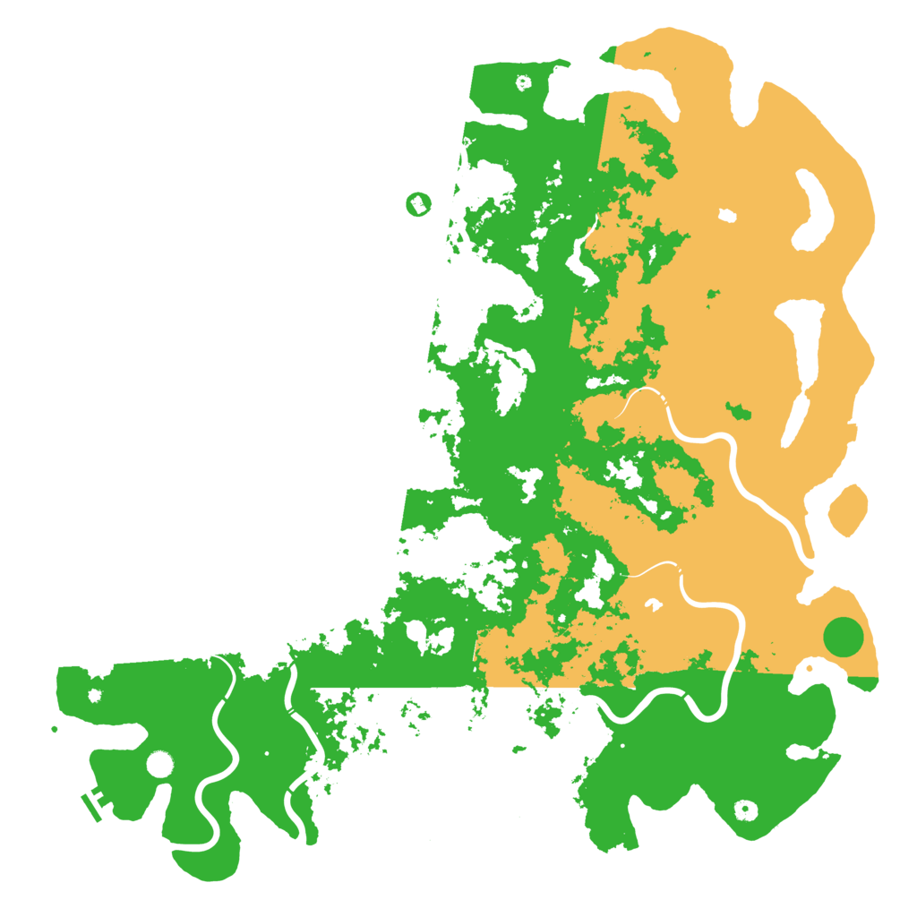 Biome Rust Map: Procedural Map, Size: 6000, Seed: 1411355124