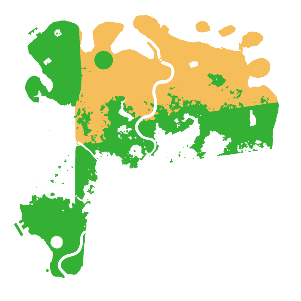 Biome Rust Map: Procedural Map, Size: 4304, Seed: 50000