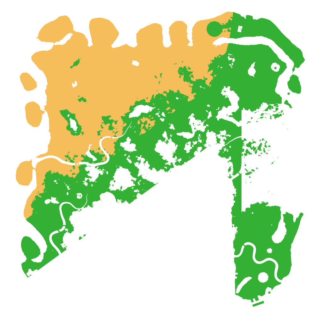 Biome Rust Map: Procedural Map, Size: 5500, Seed: 444351233