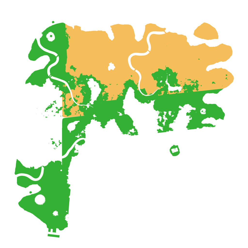 Biome Rust Map: Procedural Map, Size: 4250, Seed: 457958165