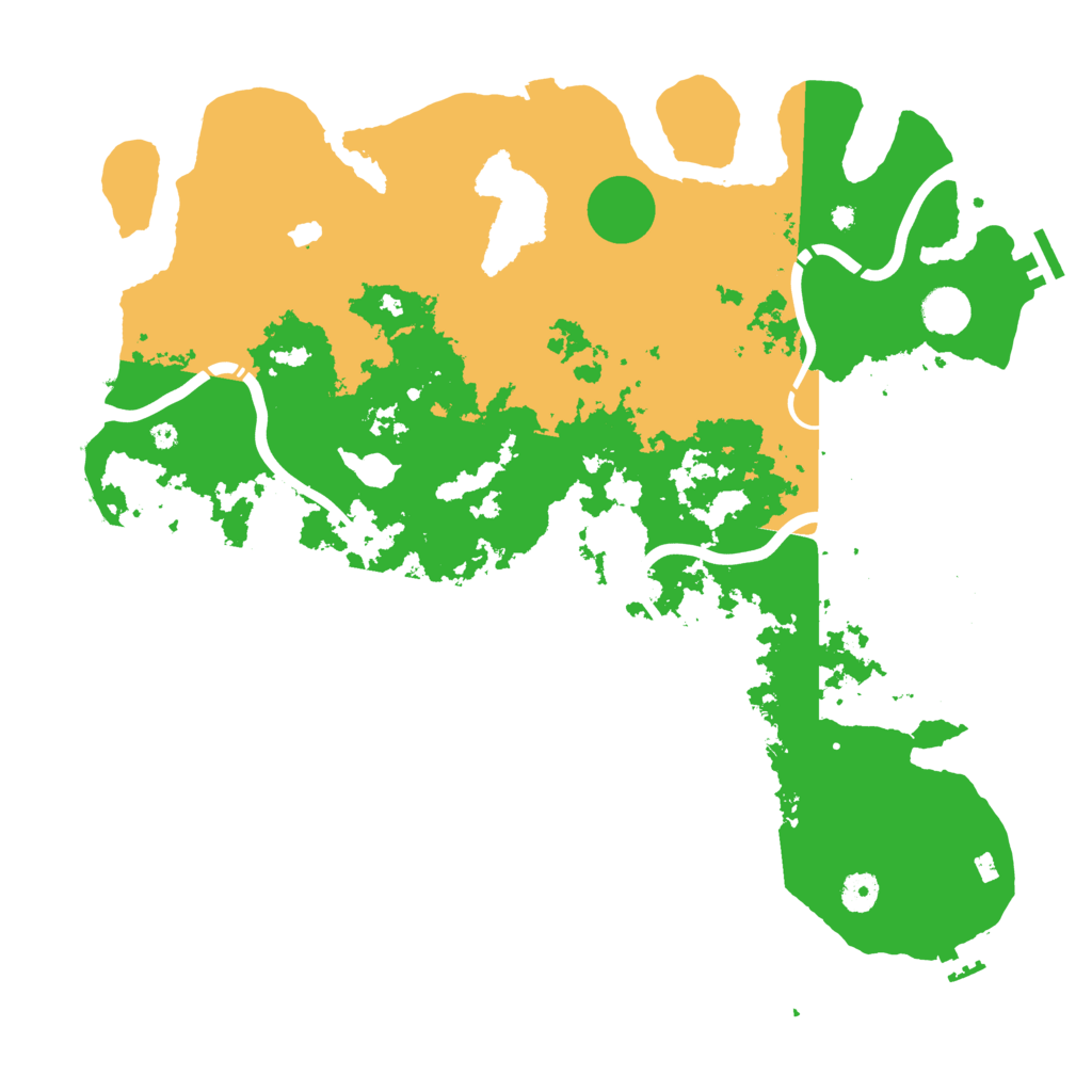 Biome Rust Map: Procedural Map, Size: 4250, Seed: 389790009