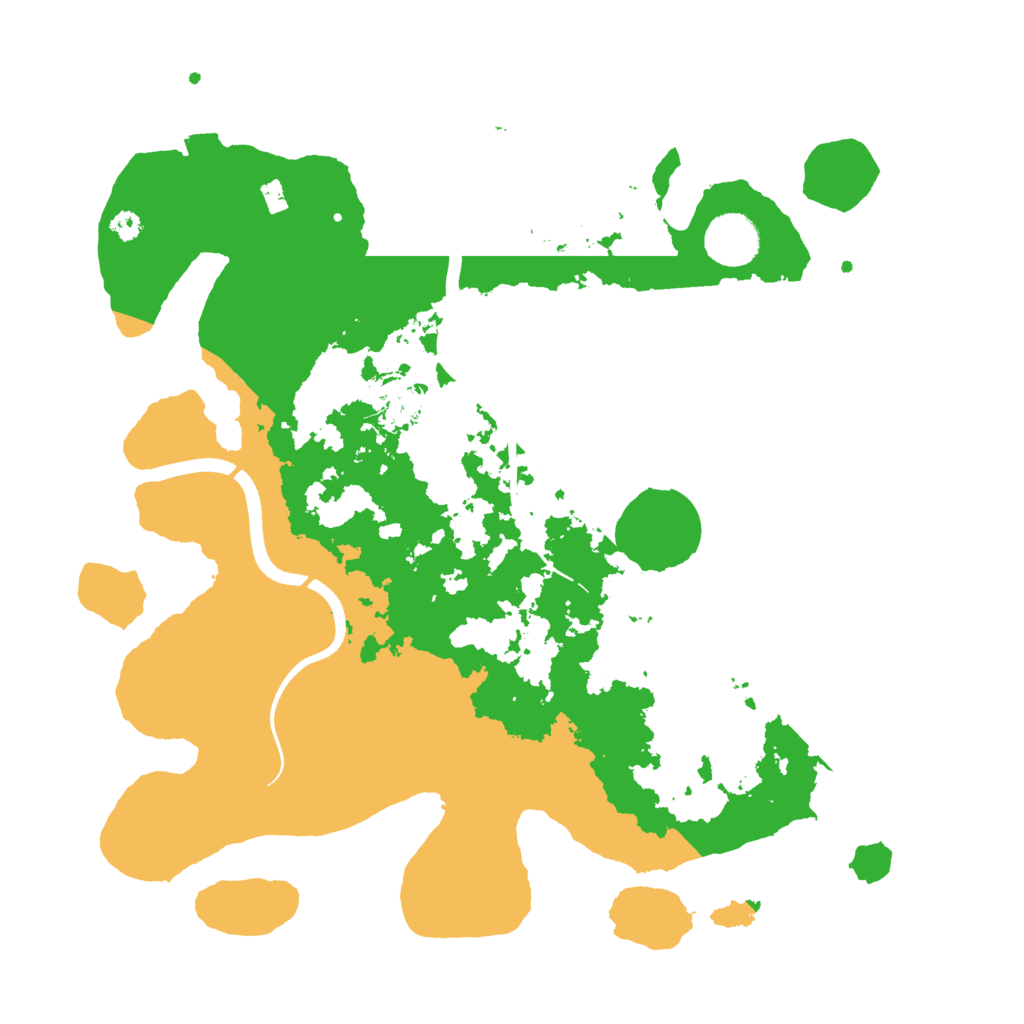 Biome Rust Map: Procedural Map, Size: 3500, Seed: 104275