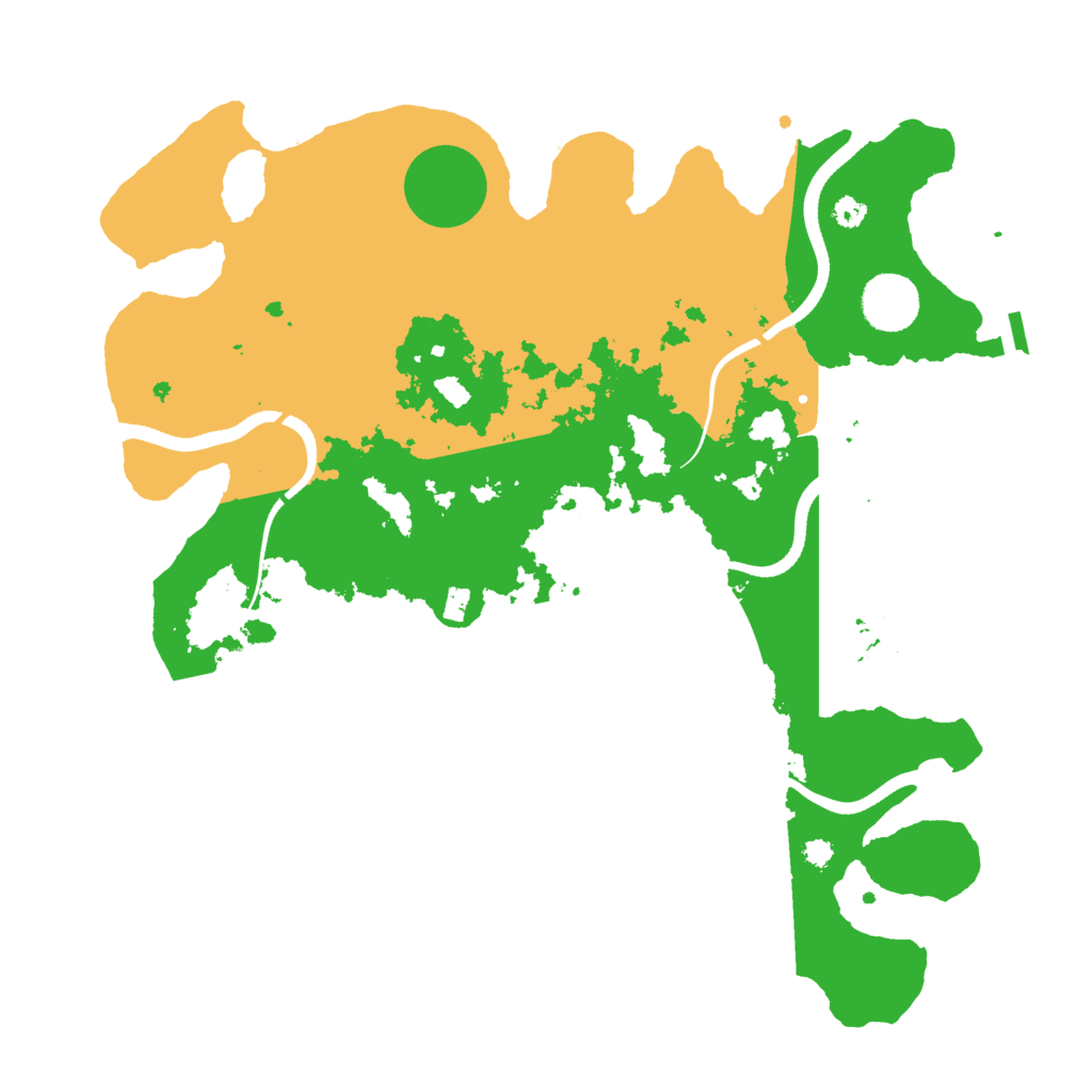 Biome Rust Map: Procedural Map, Size: 3500, Seed: 1783623645