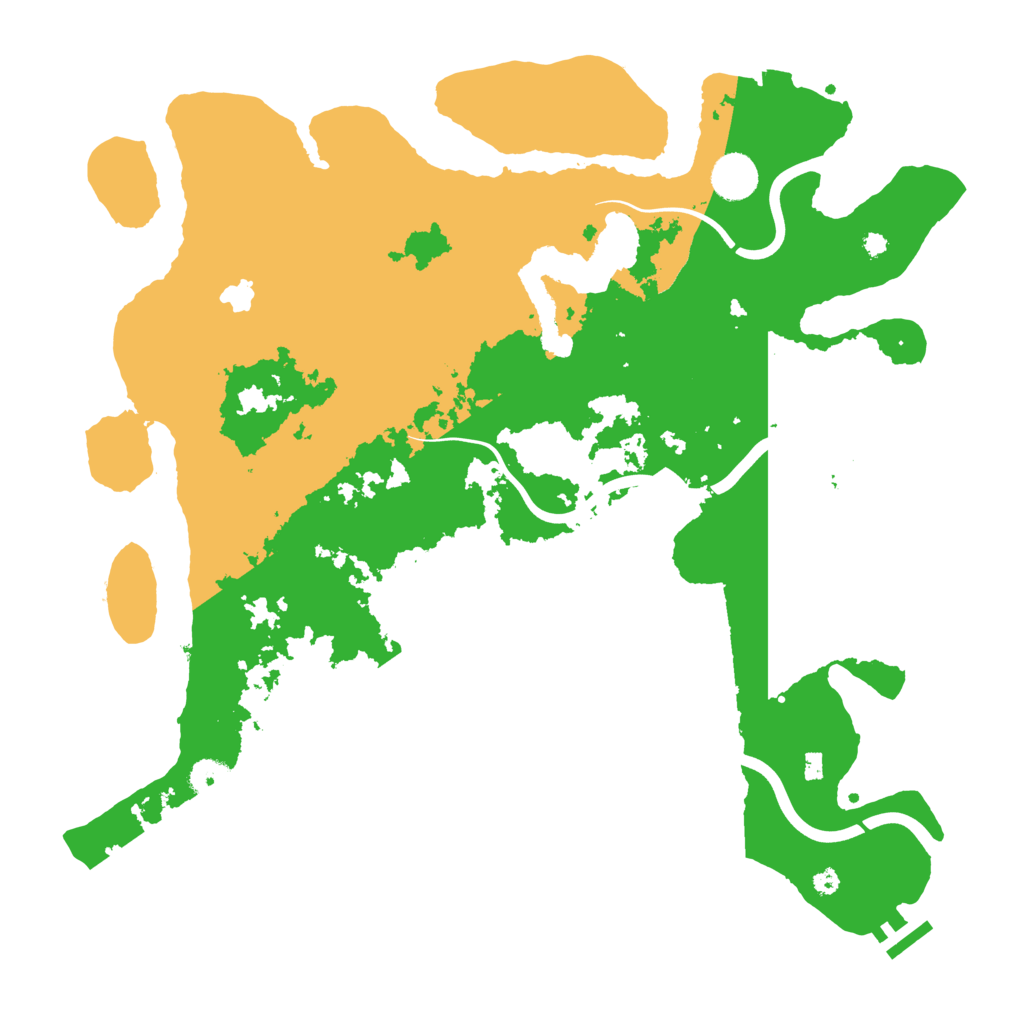 Biome Rust Map: Procedural Map, Size: 4000, Seed: 69116932