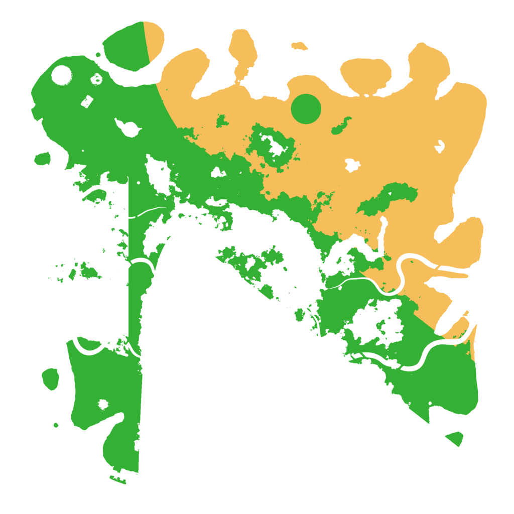 Biome Rust Map: Procedural Map, Size: 4500, Seed: 1531459951