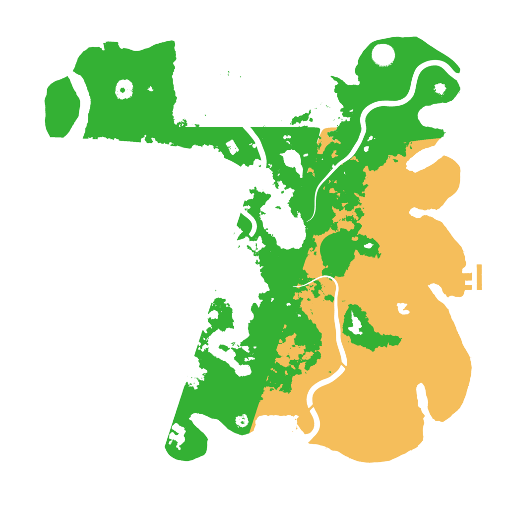 Biome Rust Map: Procedural Map, Size: 4000, Seed: 998206