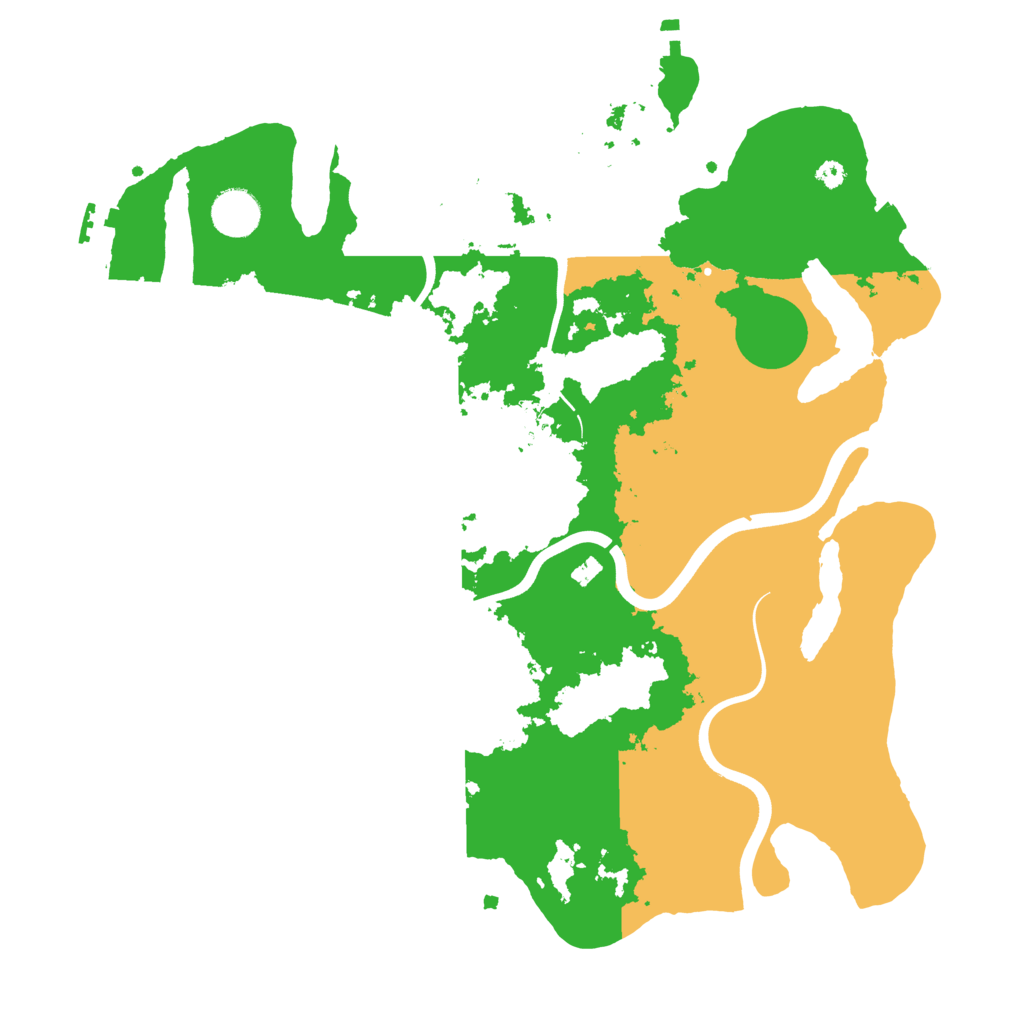 Biome Rust Map: Procedural Map, Size: 3750, Seed: 49196