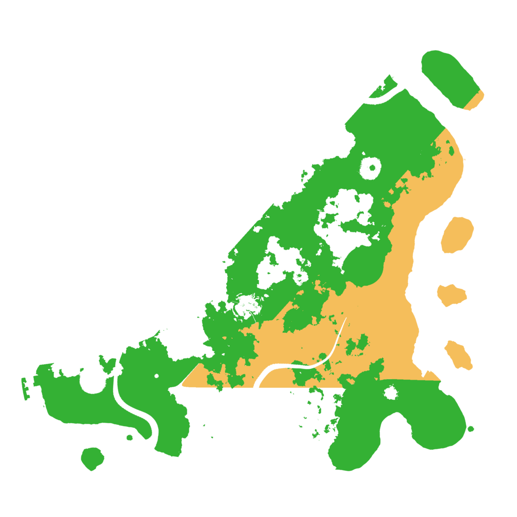 Biome Rust Map: Procedural Map, Size: 3500, Seed: 1435423717