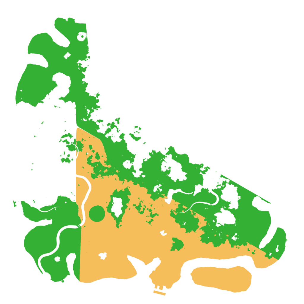 Biome Rust Map: Procedural Map, Size: 5000, Seed: 20260709