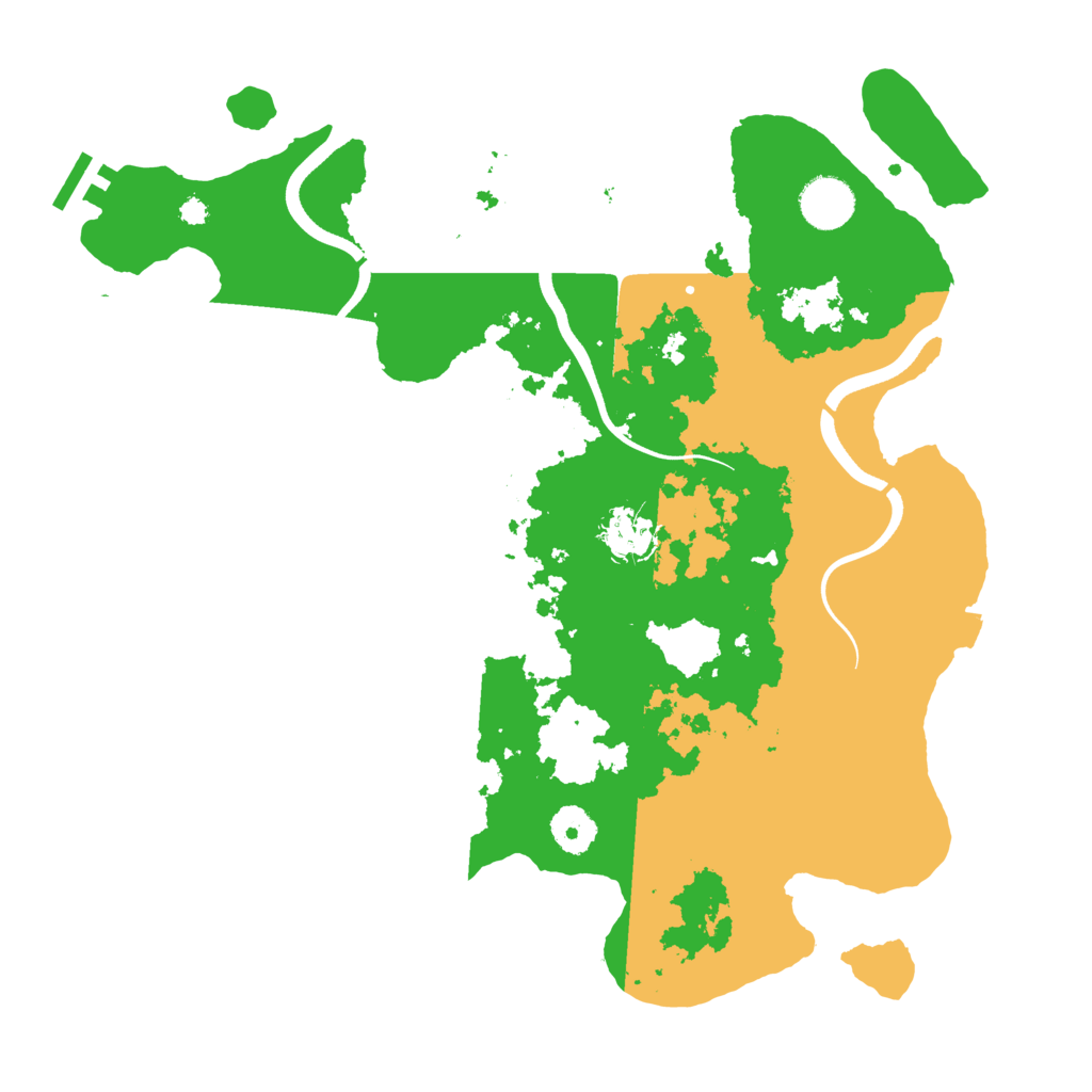 Biome Rust Map: Procedural Map, Size: 3600, Seed: 602510