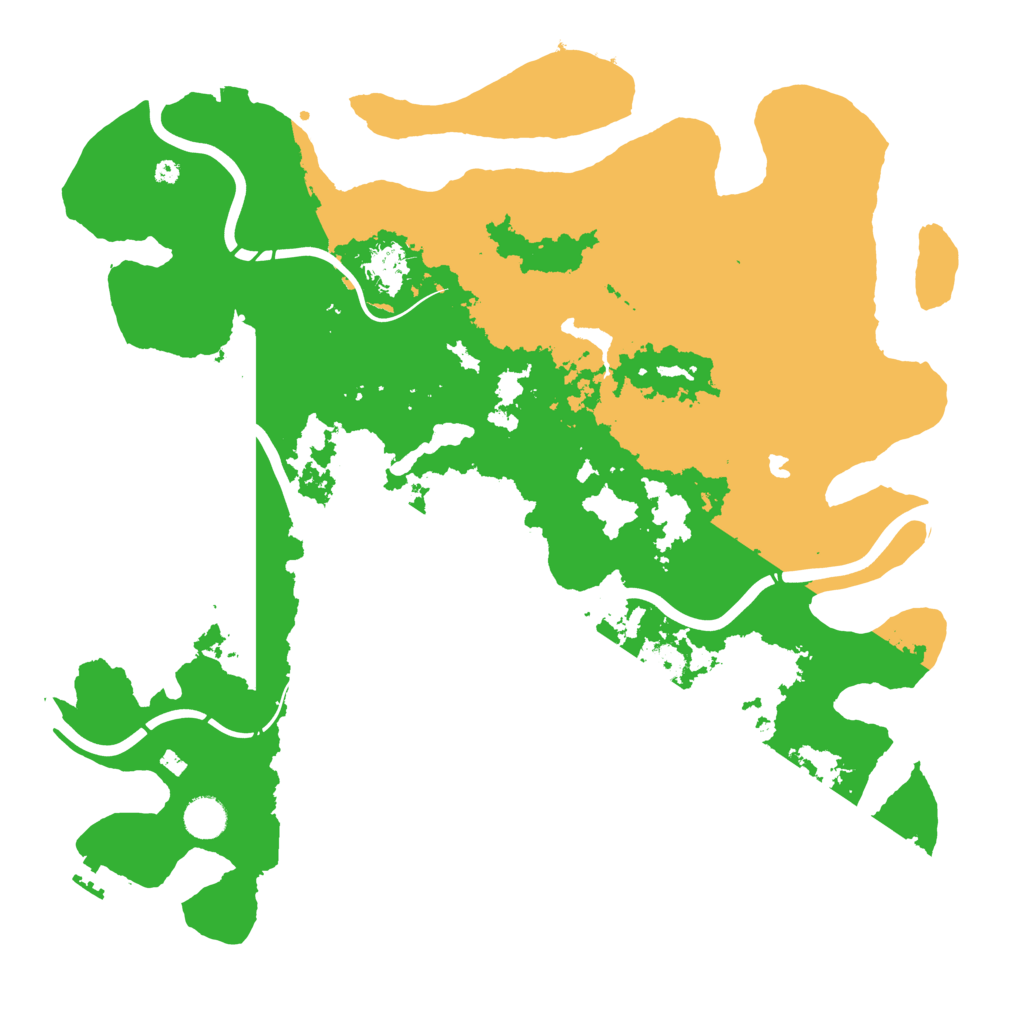 Biome Rust Map: Procedural Map, Size: 4250, Seed: 64591523