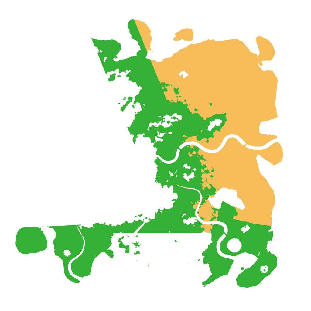 Biome Rust Map: Procedural Map, Size: 4000, Seed: 2469949