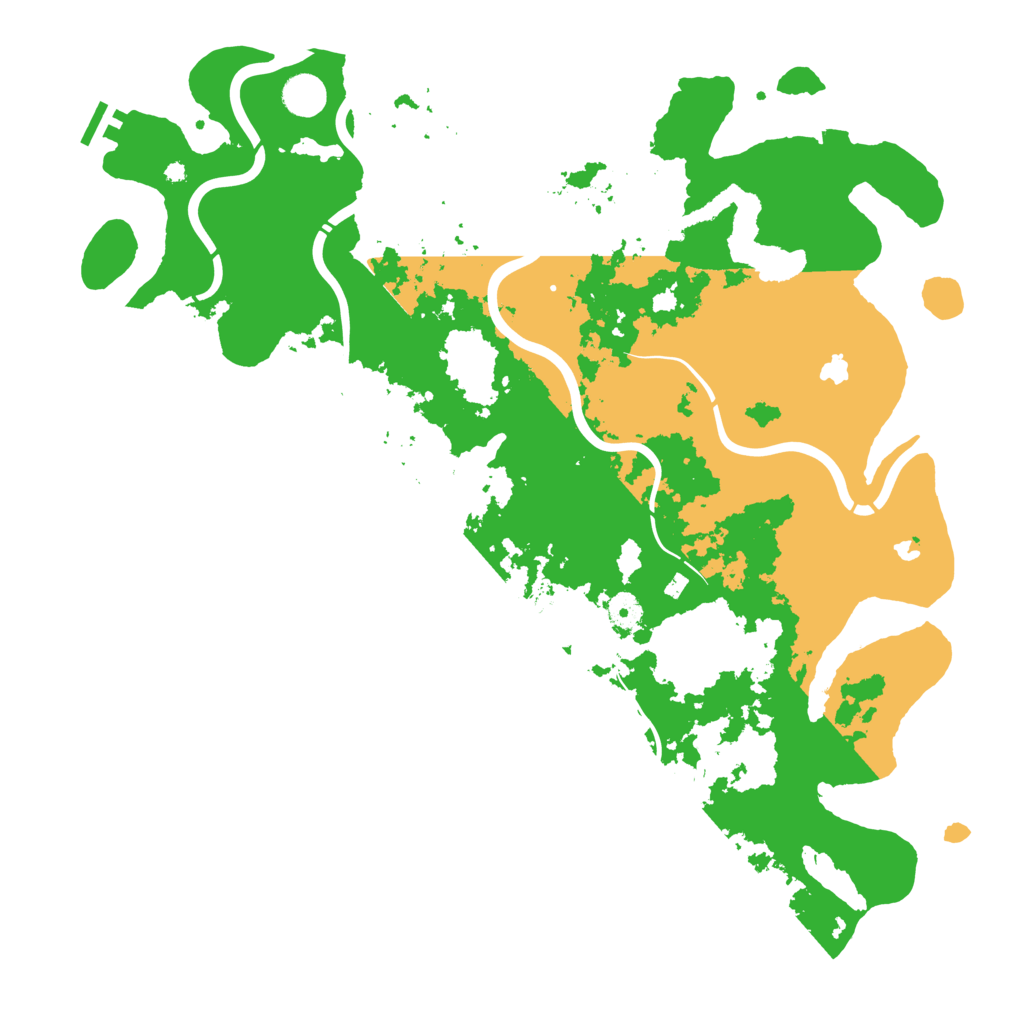 Biome Rust Map: Procedural Map, Size: 4500, Seed: 940760225