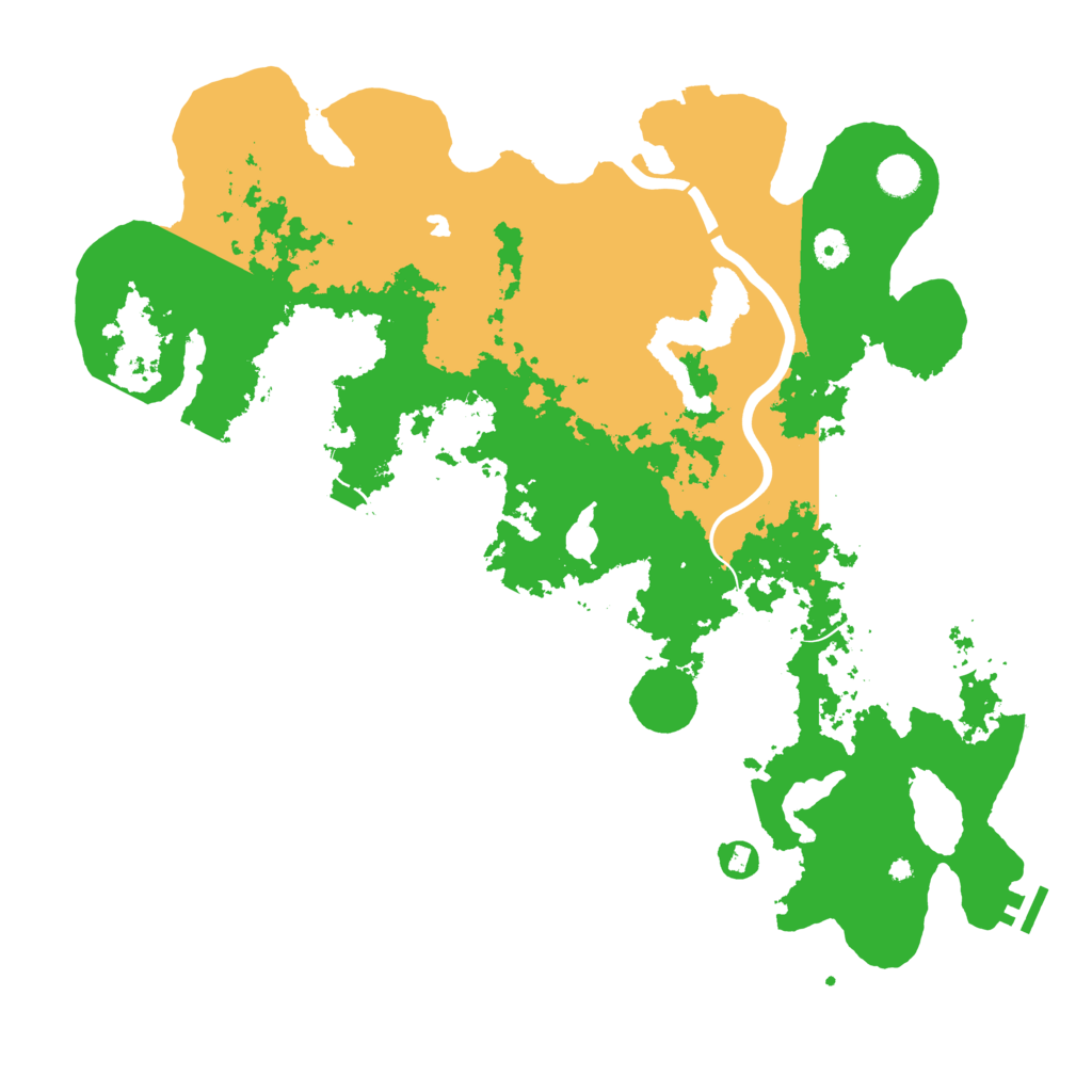 Biome Rust Map: Procedural Map, Size: 4500, Seed: 2095243099