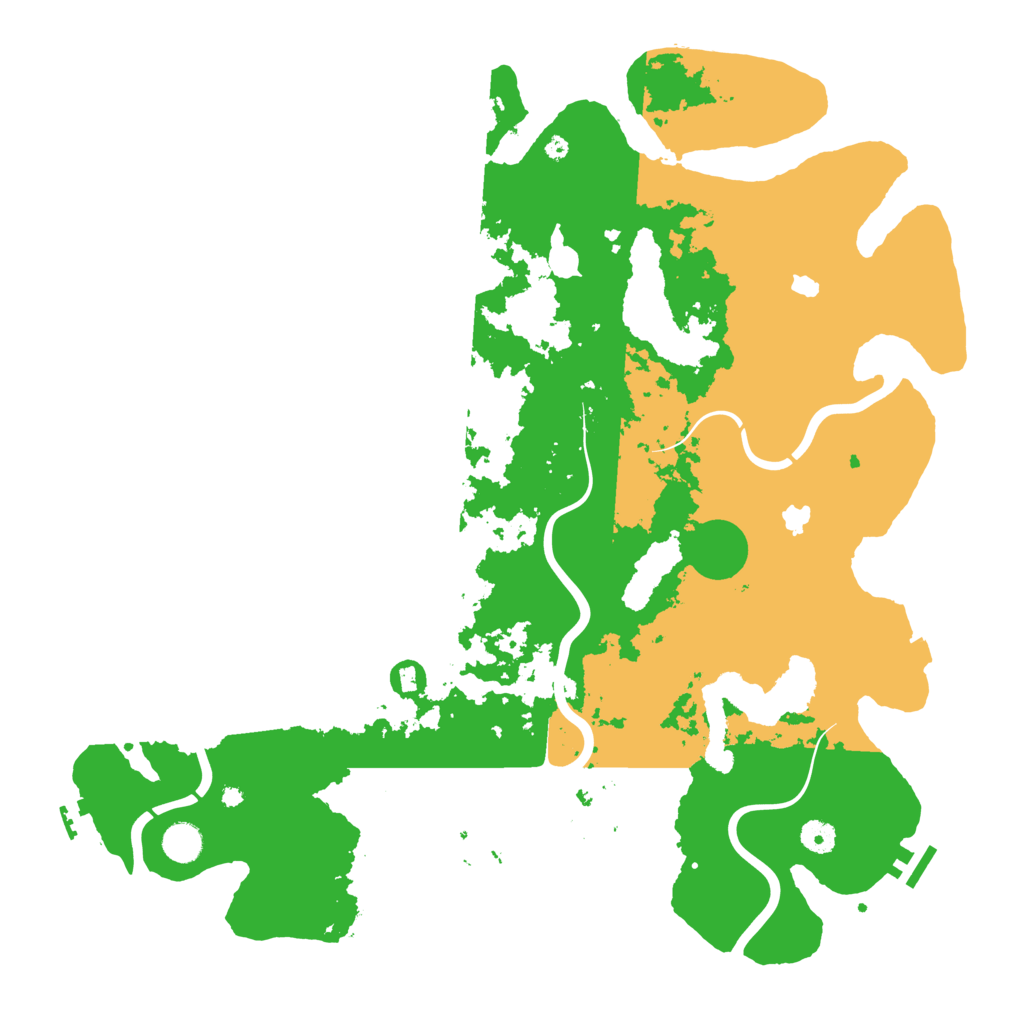 Biome Rust Map: Procedural Map, Size: 4500, Seed: 285