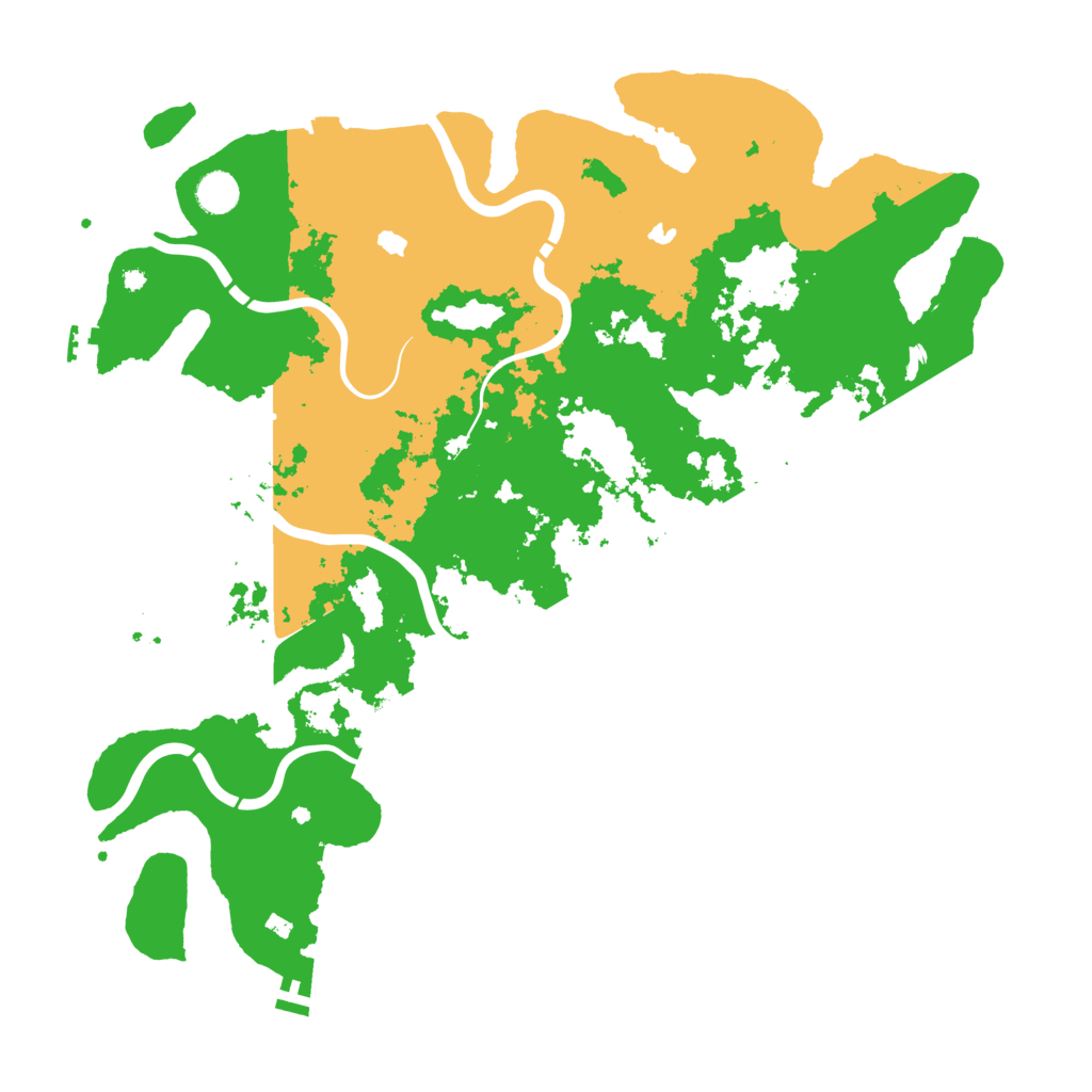 Biome Rust Map: Procedural Map, Size: 4500, Seed: 715280230