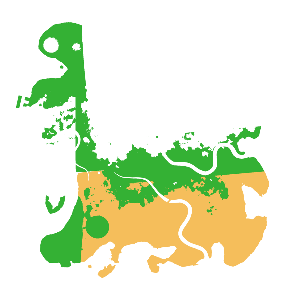 Biome Rust Map: Procedural Map, Size: 3500, Seed: 1955243033